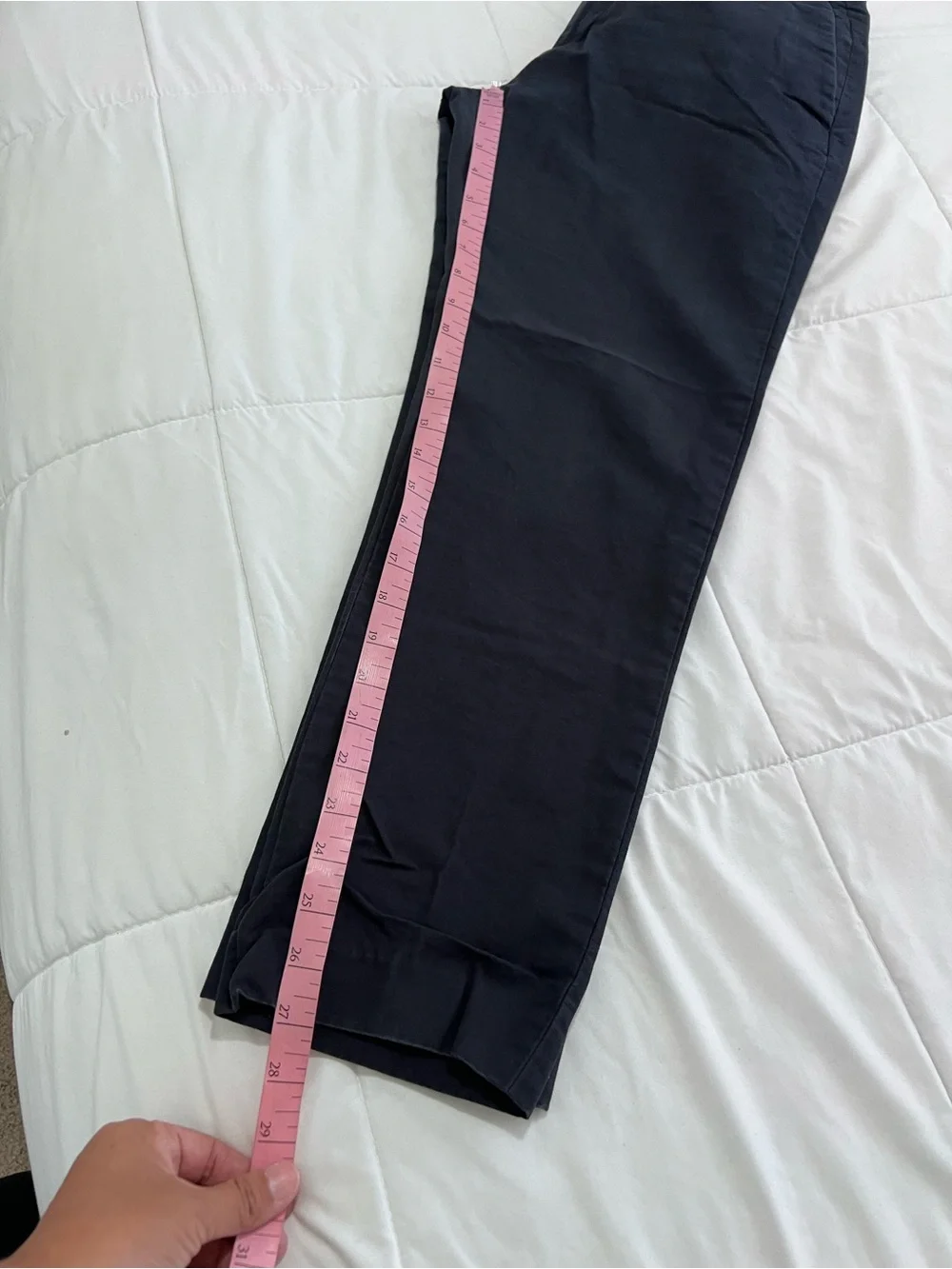 Theory Navy Chino Pants Classic Straight Fit size 32